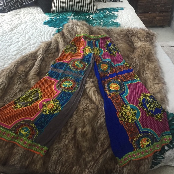 Print flowy pant