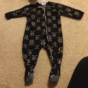 Baby Bruins footie pajamas