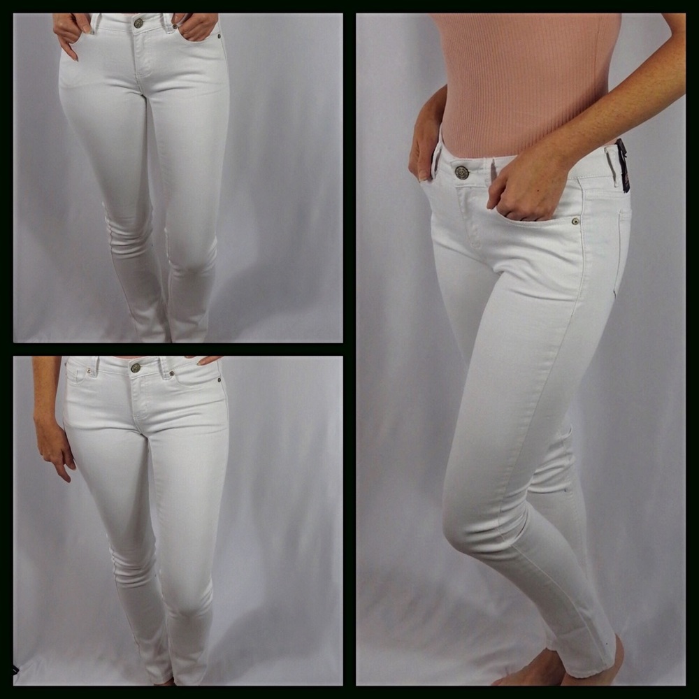 SUMMER CLEARANCE🌞White Skinny Ankle Jeans - Picture 4 of 4