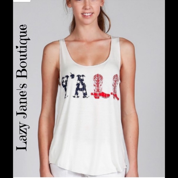 Y'all Southern Sayings Tank Top
