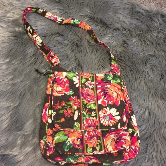 English Rose Cross Body Mail Bag