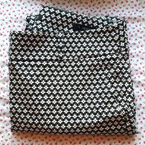 LOFT - patterned skinny crops in Julie fit