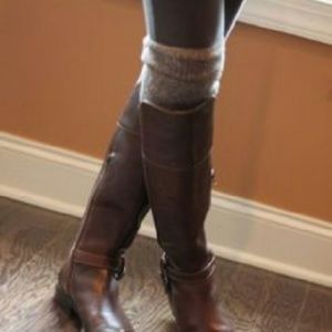 Leather boots