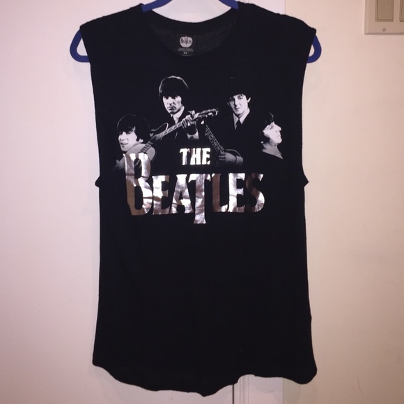 The Beatles Metallic Tank