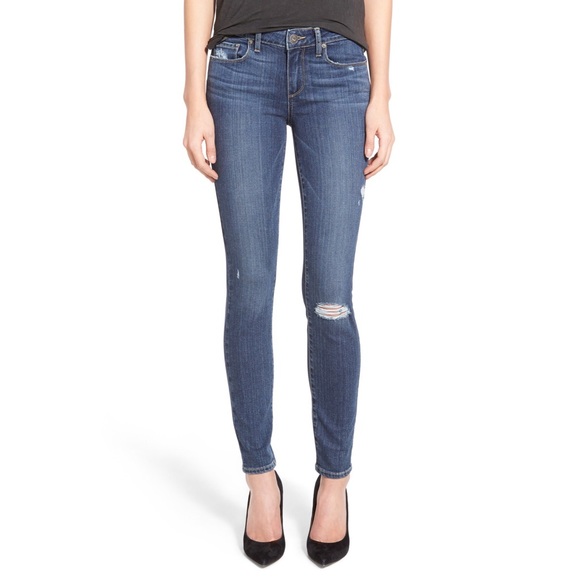 Paige Denim Verdugo Ultra Skinny Silas Destructed