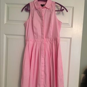 Pink shirtdress