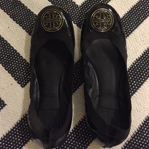 Black Tory Burch flats - size 8