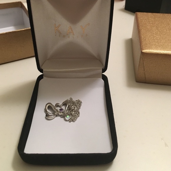 Custom made double hearts necklace - Picture 2 of 2