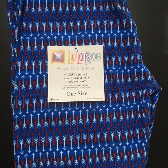 BNWT Lularoe leggings 4th arrows Americana OS