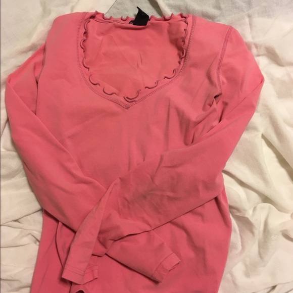 Gap long sleeves stretch cotton long sleeved tank