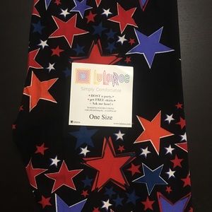 BNWT Lularoe leggings 4th stars unicorn