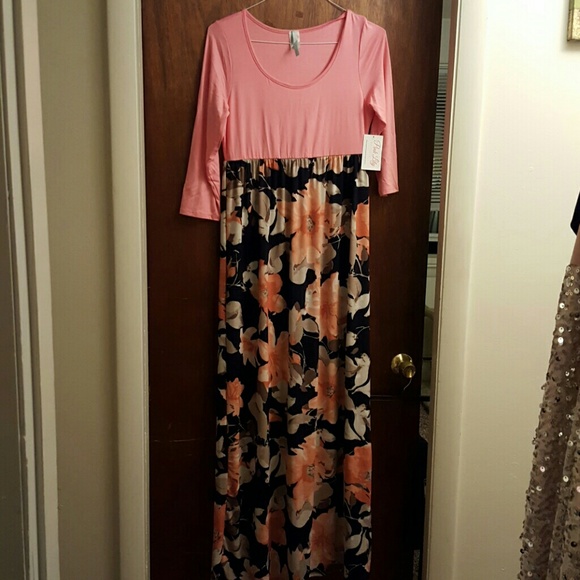 PINK Lily Boutique XL maxi dress