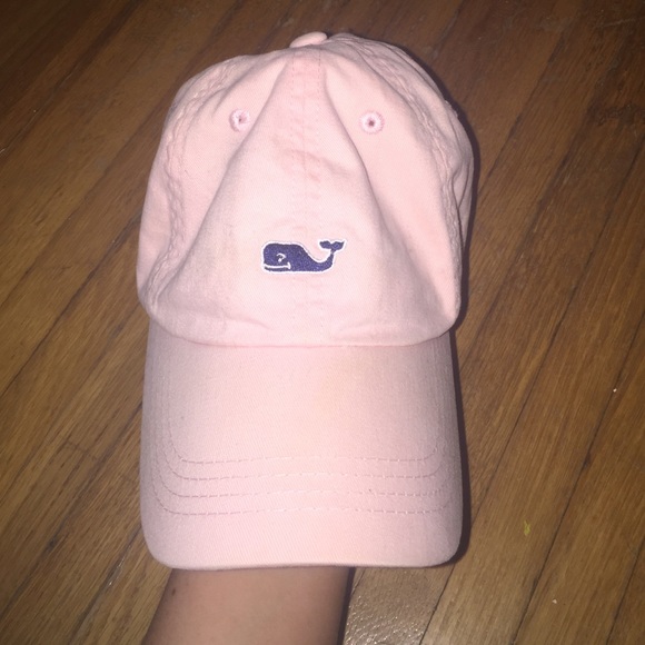Pink Vineyard Vines Baseball Cap