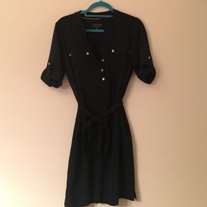 Jones New York size 10 pocket dress w gold buttons