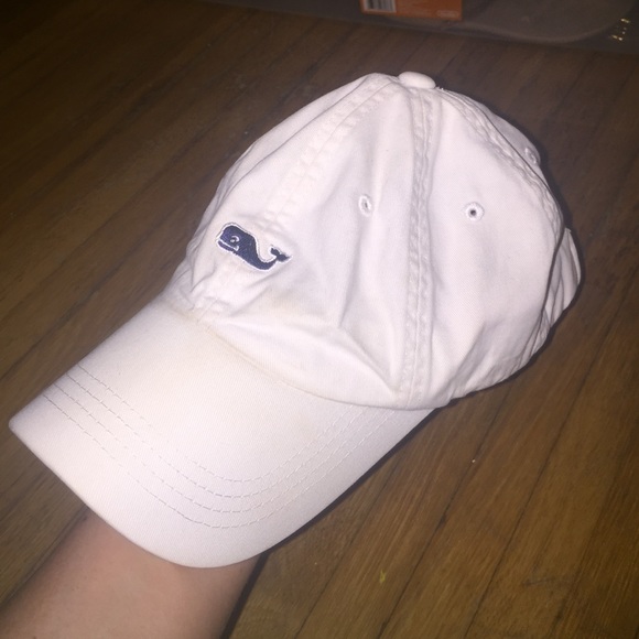White Vineyard Vines Baseball Cap