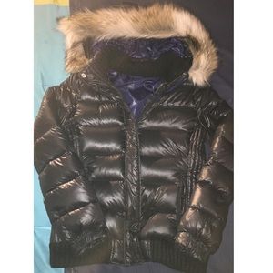 Comfortable and cozy black coat