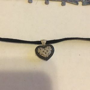 Black diamond locket