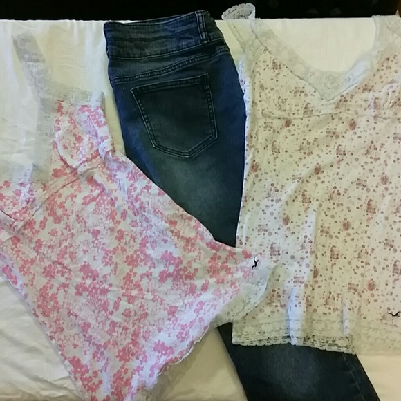 Capri's & 2 tank tops