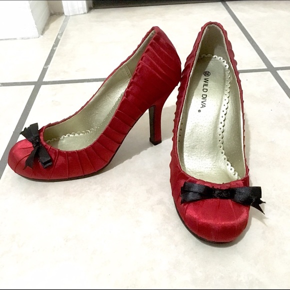 Wild Diva Shoes - New adorable red heels
