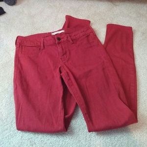 Red jeans