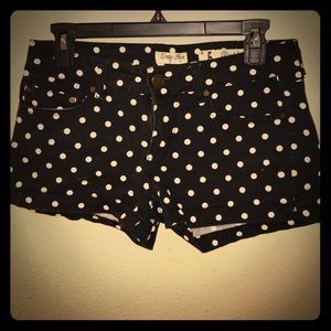 Polka dot shorts