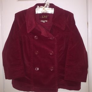 Cropped Velvety Jacket