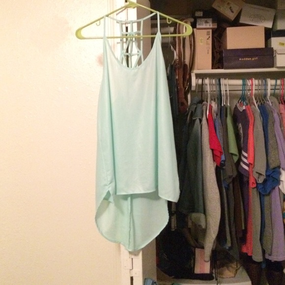 Lush size medium tank top with open back