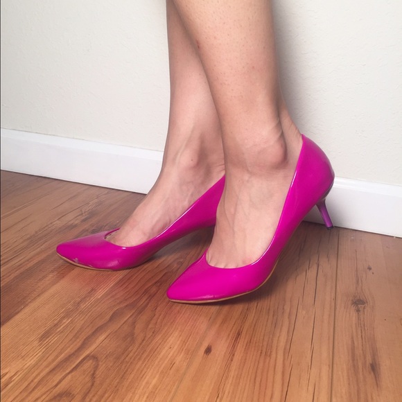 Pink mini heels