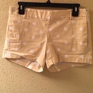 J Crew Polka Dotted Shorts