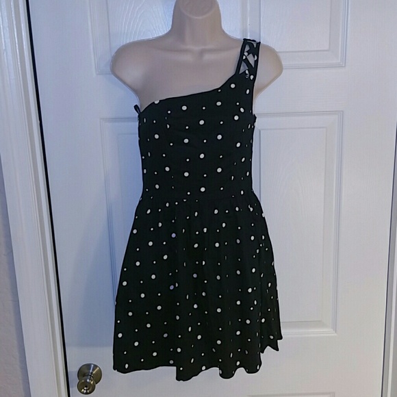 Black and White Polka Dot Dress