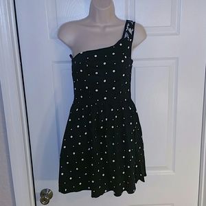 Black and White Polka Dot Dress