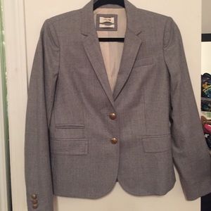 Jcrew "schoolboy" blazer in grey