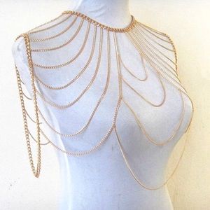 Layered hollowed out bodychain!