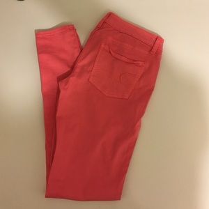 Pink jeans