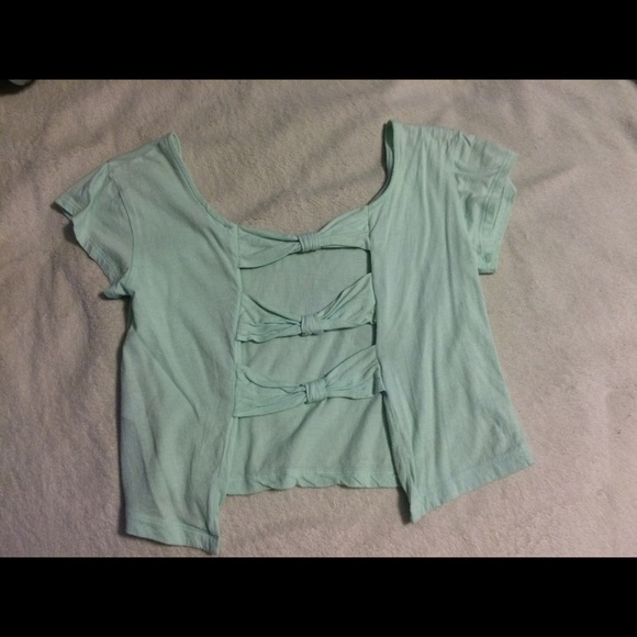 Forever 21 Tops - Charlotte Rousse Bow Back Crop Top