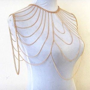 Sexy Layered hollowed body chain!