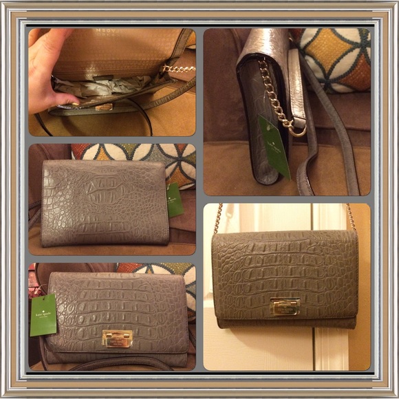 NWT Kate Spade Orchard Valley Fiona in Cliff Grey - Picture 2 of 4