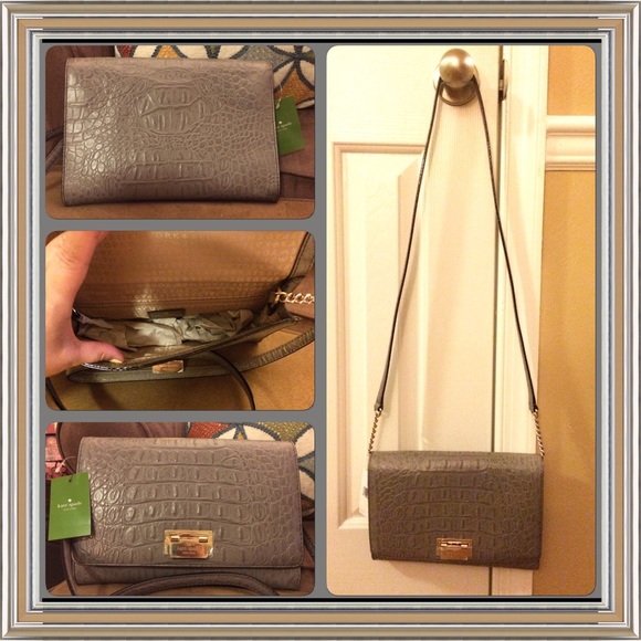 NWT Kate Spade Orchard Valley Fiona in Cliff Grey - Picture 3 of 4