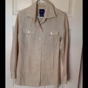 Faconnable %100 Linen jacket size XS