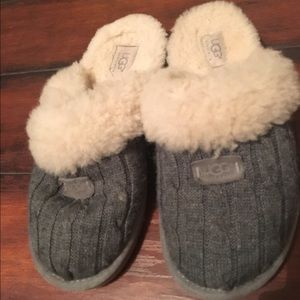 UGG Cable Sweater Slippers