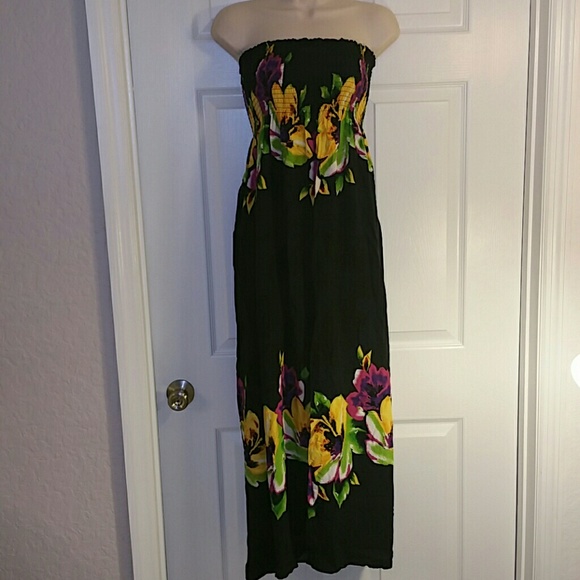 Strapless Maxi Dress