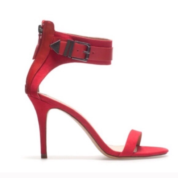 Zara Shoes - ZARA Red Heels Sandals
