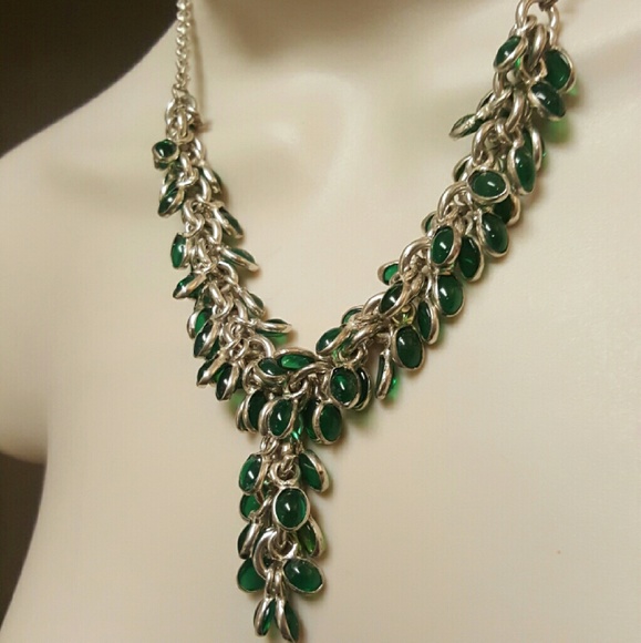 Robin's Nest Jewels  Jewelry - Green onyx necklace FINAL MARK DOWN!