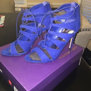 Steve Madden Women's Raceyyy Dress Pump - Blue