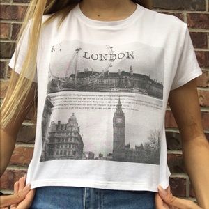 White cotton crop top