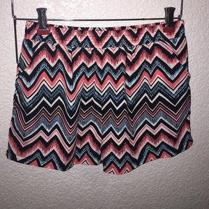 Cute print silky shorts