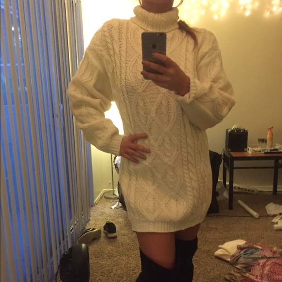 Cream sweater dress bundle