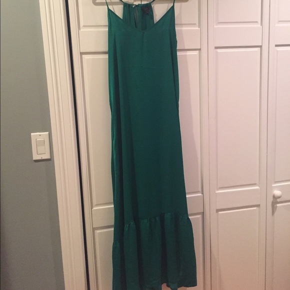 Silk J Crew maxi dress