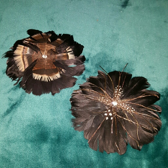 Vintage Feather hairpieces