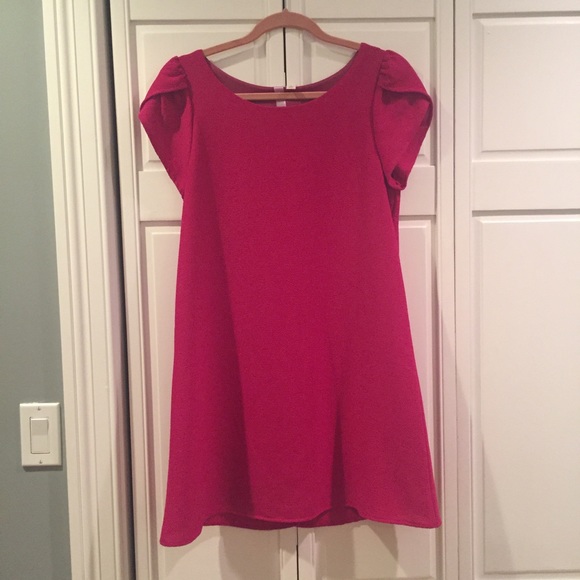Francesca's pink mini dress